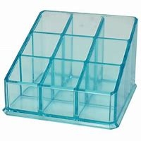 Hộp Đựng Đồ Trang Điểm Chia Ngăn Cỡ Nhỏ Màu Xanh Nhật Bản- Hàng Nhật nội địa