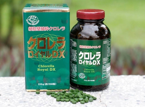 Tảo lục Chlorella Royal DX hoàng gia hộp 1550 viên - Hàng Nhật nội địa