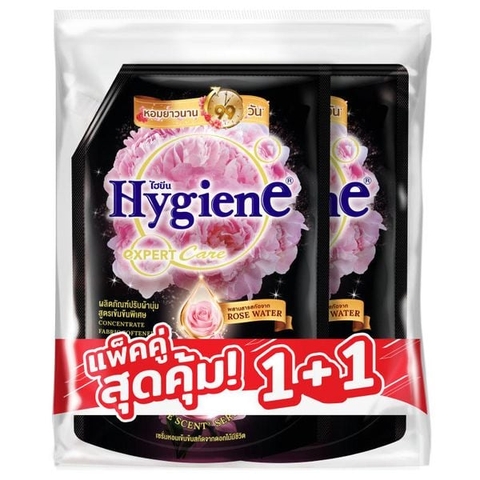 ( Thái Lan) Combo 2 túi nước xả vải đậm đặc Hygiene màu đen ( 1100ml x 2)