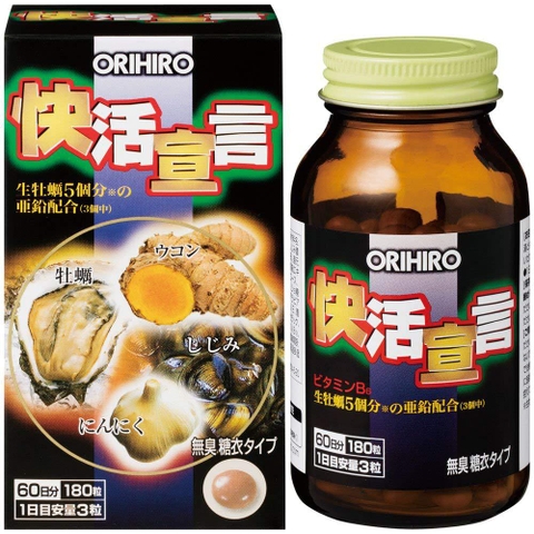 Viên uống tinh chất hàu nghệ 180 viên Orihiro - Hàng Nhật nội địa