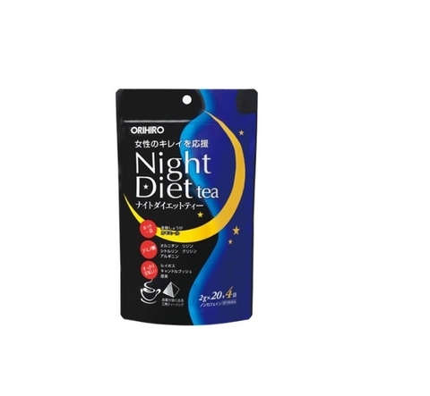 Trà giảm cân Night Diet Tea Orihiro 40 gói - Hàng Nhật nội địa - Hàng Nhật nội địa