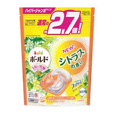 Viên giặt P&G hương hoa cỏ 30 viên màu cam - Hàng Nhật nội địa