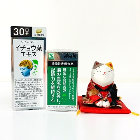 Viên Uống Tuần Hoàn Máu Não, Bổ Não, Tiền Đình Ashahi Gingko 90 Viên ( 30 Ngày) - Hàng Nhật nội địa