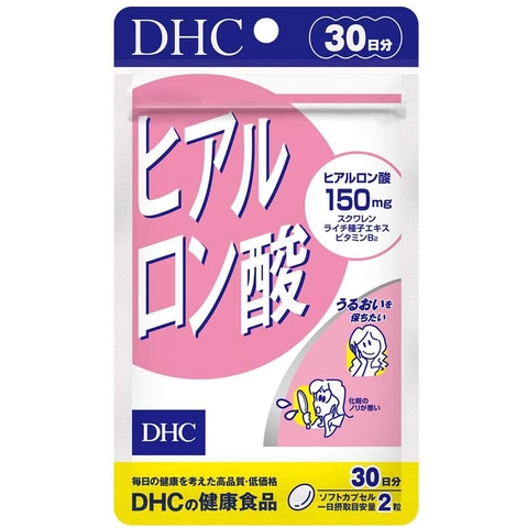 Viên uống hỗ trợ giữ ẩm, cấp nước cho da DHC Hyaluronic Acid 150mg 60 viên ( 30 ngày) - Hàng Nhật chính hãng