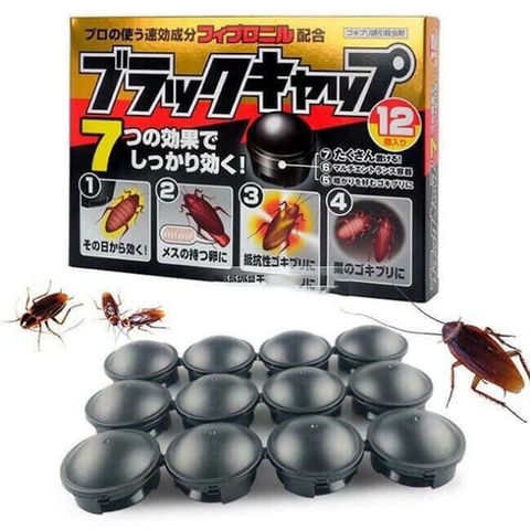 Hộp 12 viên thuốc diệt gián - Hàng Nhật chính hãng