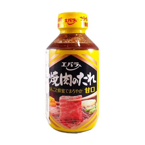 Sốt Chấm Và Ướp BBQ Yakiniku Nhật Bản Vị Ngọt Ebara 300g- Hàng Nhật Nội Địa