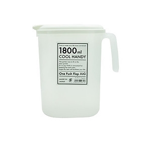 Bình đựng nước 1,8L có tay cầm Nakaya (nắp trắng) - Hàng Nhật nội địa