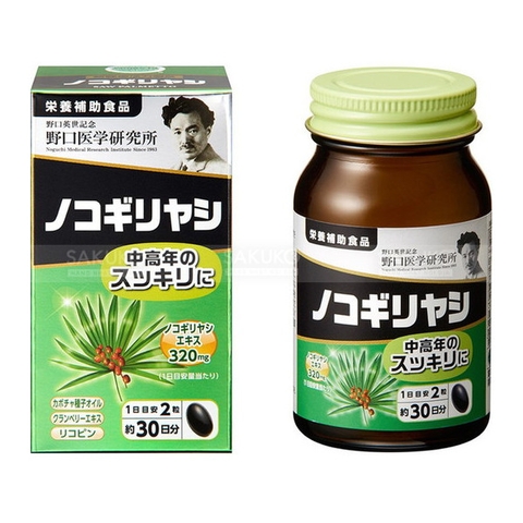 Viên uống hỗ trợ sức khỏe tuyến tiền liệt và bổ thận tráng dương Saw Palmetto Noguchi 60 viên-Hàng Nhật Nội Địa