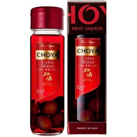 Rượu mơ Choya Extra Shiso 17% chai 700ml - Hàng Nhật nội địa