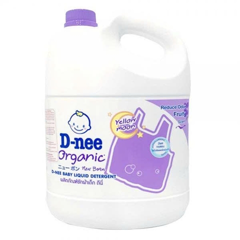 ( Thái Lan) Nước giặt D-nee nội địa màu tím hương Organic can 2800ml
