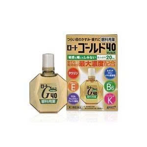 Thuốc nhỏ mắt V Rohto Gold giảm mờ mắt và mỏi mắt 20ml ( phù hợp người lớn tuổi) dịu nhẹ - Hàng Nhật Nội Địa