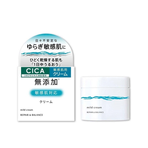 Kem dưỡng dịu nhẹ cho da nhạy cảm Meishoku Repair & Balance 45g - Hàng Nhật Nội Địa