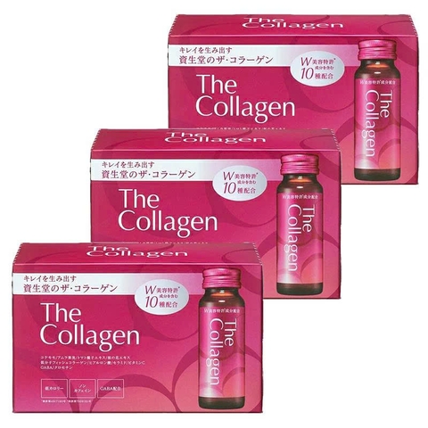 Combo 1 Tháng Nước Uống The Collagen Shiseido 25+ ( 3 Hộp) - Hàng Nhật nội địa