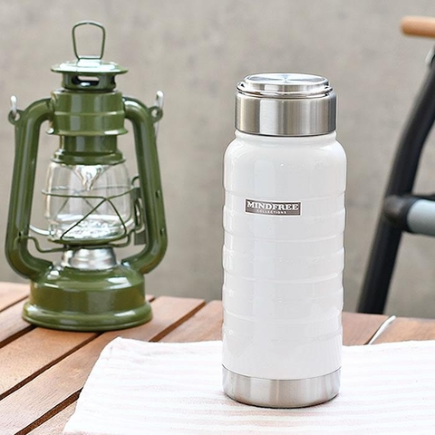 Bình giữ nhiệt inox 304 có quai xách Mind Free 1L - Hàng Nhật nội địa