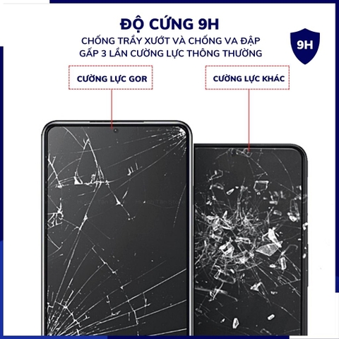 Kính cường lực redmi note 7 trong suốt không full màn chống bám vân tay chính hãng GOR phụ kiện điện thoại huỳnh tân store