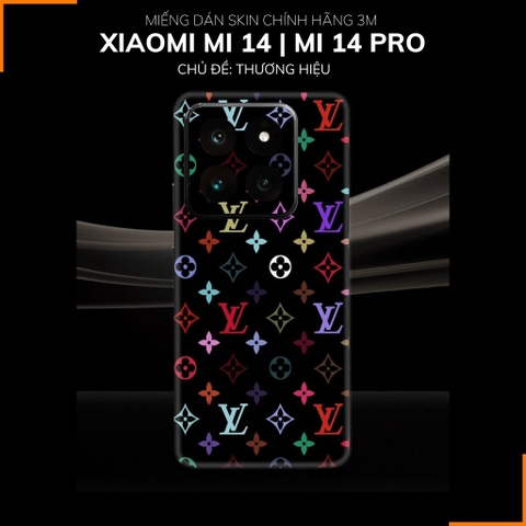 Dán skin điện thoại Xiaomi Mi 14 , Mi 14 Pro full body và camera nhập khẩu chính hãng USA in hình Thương Hiệu - SKD E11 phụ kiện điện thoại huỳnh tân store