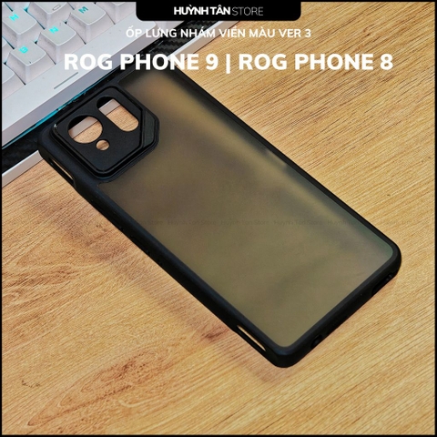 Ốp lưng Asus Rog Phone 9, Rog Phone 8 chống sốc bảo vệ camera chống vân tay nhám ver 3