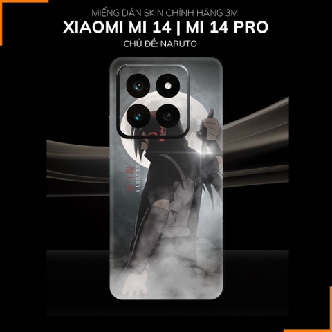 Dán skin điện thoại Xiaomi Mi 14 , Mi 14 Pro full body và camera nhập khẩu chính hãng USA in hình NARUTO - SKD N07 phụ kiện điện thoại huỳnh tân store