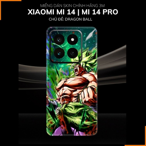 Dán skin điện thoại Xiaomi Mi 14 , Mi 14 Pro full body và camera nhập khẩu chính hãng USA in hình Dragon Ball - SKD D10 phụ kiện điện thoại huỳnh tân store