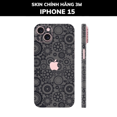 Dán skin điện thoại Iphone 15, Iphone 15 Plus full body và camera nhập khẩu chính hãng USA phụ kiện điện thoại huỳnh tân store - BÁNH RĂNG - Warp Skin Collection