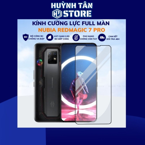 Cường lực nubia redmagic 7 pro trong suốt full màn chống bám vân tay phụ kiện huỳnh tân store