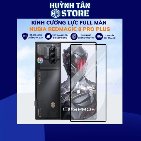 Cường lực nubia redmagic 8 pro plus trong suốt full màn chống bám vân tay phụ kiện huỳnh tân store