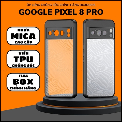 Ốp lưng google pixel 8 pro aimo chính hãng duxducis chống va đập trong suốt không ố vàng huỳnh tân store