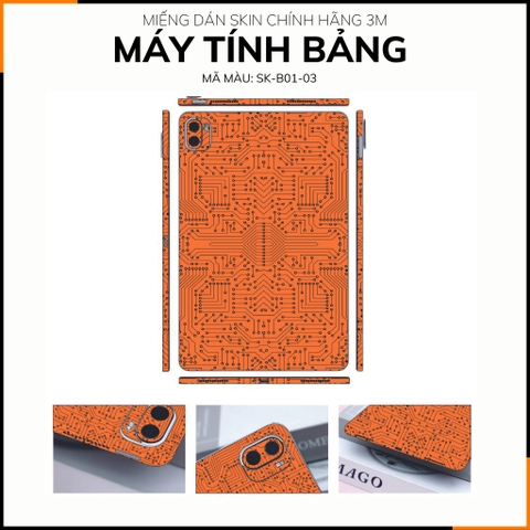 Dán skin máy tính bảng xiaomi, huawei, oppo, lenovo, google, microsoft, vivo  full body và camera chính hãng ORAFOL nhập khẩu từ ĐỨC MÁY TÍNH BẢNG  - ELECTRIC ORANGE -  SK B01 03 phụ kiện điện thoại huỳnh tân store