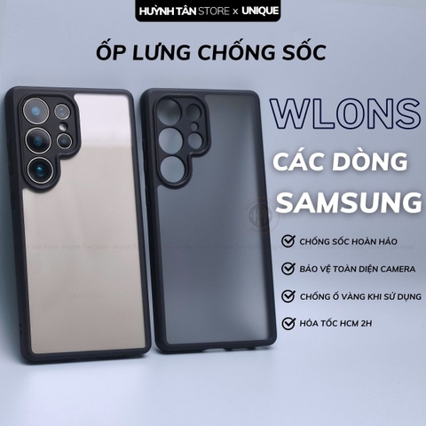 Ốp lưng samsung s25 ultra s25 edge s24 fe s23 fe s22 ultra chống sốc chống vân tay UNIQUE bảo vệ camera phụ kiện huỳnh tân store