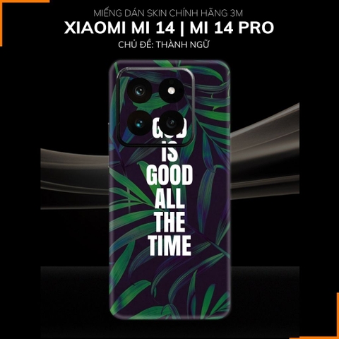 Dán skin điện thoại Xiaomi Mi 14 , Mi 14 Pro full body và camera nhập khẩu chính hãng USA in hình THÀNH NGỮ - SKD K05 phụ kiện điện thoại huỳnh tân store