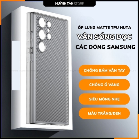 Ốp lưng samsung s25 ultra s25 plus s24 ultra s23 ultra TPU vân SÓNG DỌC siêu mỏng ôm sát thân máy phụ kiện huỳnh tân store