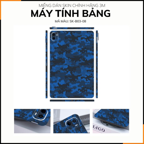 Dán skin máy tính bảng xiaomi, huawei, oppo, lenovo, google, microsoft, vivo  full body và camera chính hãng ORAFOL nhập khẩu từ ĐỨC MÁY TÍNH BẢNG  - MAMBA BLUE -  SK B03 08 phụ kiện điện thoại huỳnh tân store