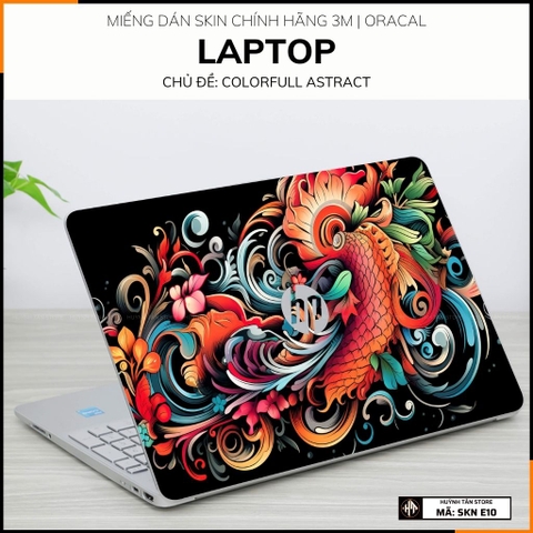 Dán skin laptop asus, dell , acer, hp, msi chính hãng ORAFOL nhập khẩu ĐỨC - SKIN 3M - LAPTOP - COLORFULL ASTRACT - SKN E10 phụ kiện điện thoại huỳnh tân store
