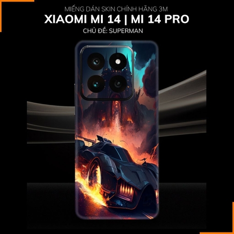 Dán skin điện thoại Xiaomi Mi 14 , Mi 14 Pro full body và camera nhập khẩu chính hãng USA in hình SUPER MAN - SKD Z01 phụ kiện điện thoại huỳnh tân store