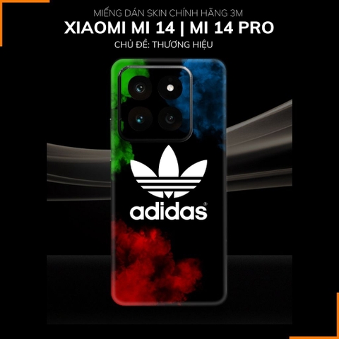 Dán skin điện thoại Xiaomi Mi 14 , Mi 14 Pro full body và camera nhập khẩu chính hãng USA in hình Thương Hiệu - SKD E04 phụ kiện điện thoại huỳnh tân store
