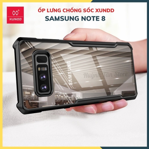 Ốp lưng samsung note 8 chống sốc xundd bảo vệ camera chính hãng chống ố vàng phụ kiện huỳnh tân store