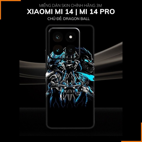 Dán skin điện thoại Xiaomi Mi 14 , Mi 14 Pro full body và camera nhập khẩu chính hãng USA in hình Dragon Ball - SKD D12 phụ kiện điện thoại huỳnh tân store
