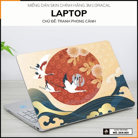 Dán skin laptop asus, dell , acer, hp, msi chính hãng ORAFOL nhập khẩu ĐỨC - SKIN 3M - LAPTOP - TRANH PHONG CẢNH - SKN B01 phụ kiện điện thoại huỳnh tân store