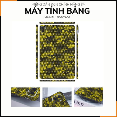 Dán skin máy tính bảng xiaomi, huawei, oppo, lenovo, google, microsoft, vivo  full body và camera chính hãng ORAFOL nhập khẩu từ ĐỨC MÁY TÍNH BẢNG  - MAMBA YELLOW -  SK B03 06 phụ kiện điện thoại huỳnh tân store