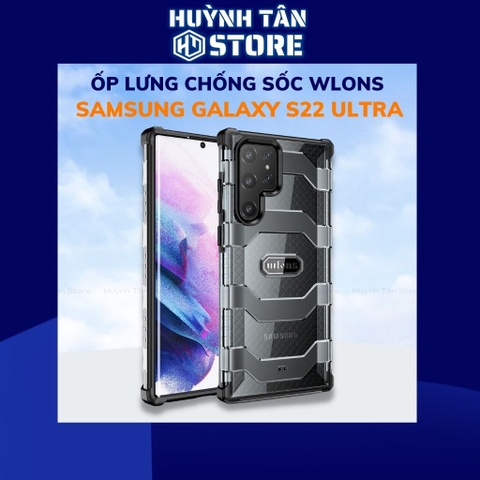 Ốp lưng s22 ultra chống sốc bảo vệ camera trong suốt chống ố vàng wlons phụ kiện điện thoại huỳnh tân store