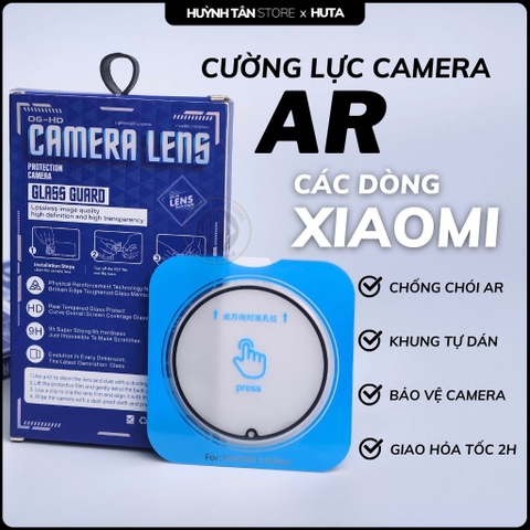 Kính cường lực camera Xiaomi Mi 15 Ultra, Mi 14 Ultra VIỀN ĐEN chống chói công nghệ AR bảo vệ toàn diện phụ kiện huỳnh tân store