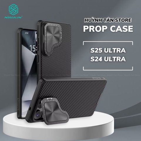 Ốp lưng Samsung S25 Ultra/ S24 Ultra giá đỡ điện thoại bảo vệ camera chống sốc Nillkin CamShield ProP