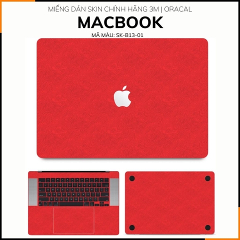 Dán skin macbook pro, macbook air chính hãng 3M nhập khẩu USA - SKIN 3M - MACBOOK - MAP RED - SK-B13-01 phụ kiện điện thoại huỳnh tân store