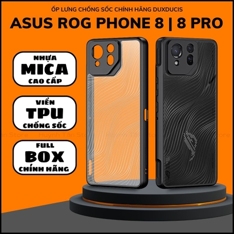Ốp lưng asus rog phone 8 8 pro aimo chính hãng duxducis chống va đập trong suốt không ố vàng huỳnh tân store
