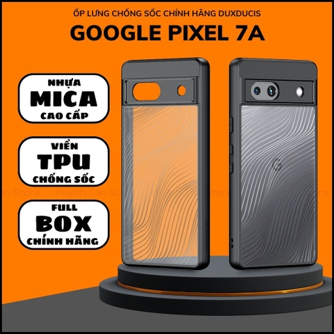 Ốp lưng google pixel 7a aimo chính hãng duxducis chống va đập trong suốt không ố vàng huỳnh tân store