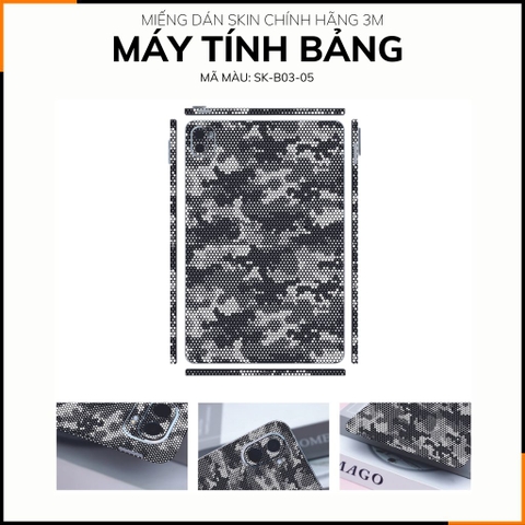Dán skin máy tính bảng xiaomi, huawei, oppo, lenovo, google, microsoft, vivo  full body và camera chính hãng ORAFOL nhập khẩu từ ĐỨC MÁY TÍNH BẢNG  - MAMBA WHITE -  SK B03 05 phụ kiện điện thoại huỳnh tân store
