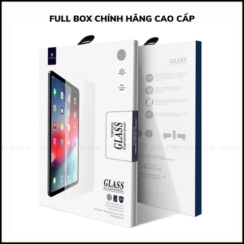 Cường lực ipad air 4 air 5 ipad pro 11 inch trong suốt KHÔNG VIỀN ĐEN chống bám vân tay chính hãng DUXDUCIS phụ kiện