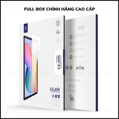 Cường lực ipad Air  6 11 inch trong suốt KHÔNG VIỀN ĐEN chống bám vân tay chính hãng DUXDUCIS phụ kiện