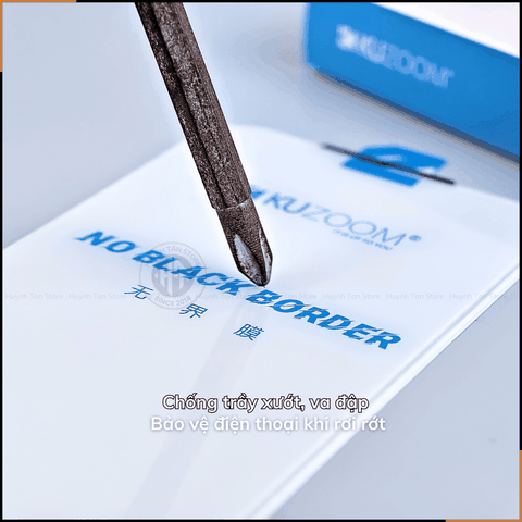 Kính cường lực iphone 17 pro max, ip 17 pro, ip 16 pro max, ip 16 pro, ip 15 pro max trong suốt KHÔNG FULL MÀN không lẹm viền chính hãng KUZOOM phụ kiện điện thoại huỳnh tân store