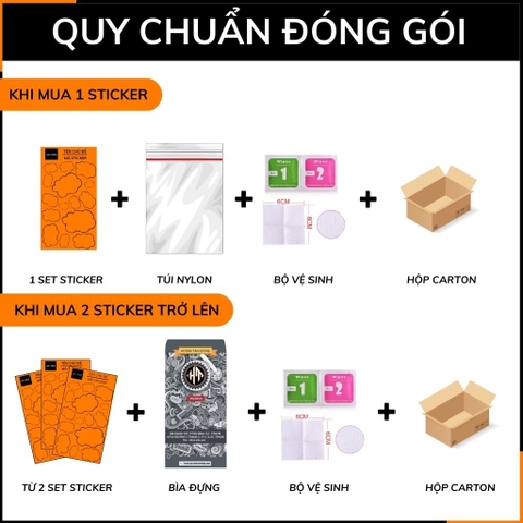 Hình dán sticker Anything ST O06 chống thấm nước trang trí mũ bảo hiểm laptop điện thoại notebook phụ kiện huỳnh tân store